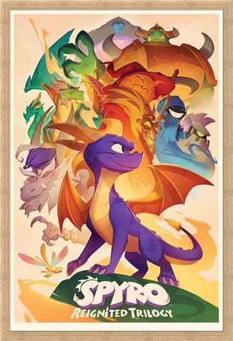 Framed Framed Reignited Trilogy - Spyro The Dragon