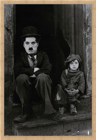Framed Framed The Kid - Charlie Chaplin