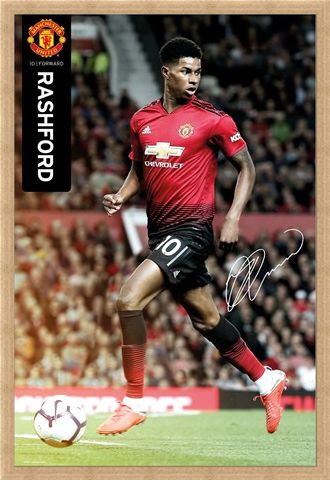 Framed Framed Marcus Rashford 18-19 - Manchester United
