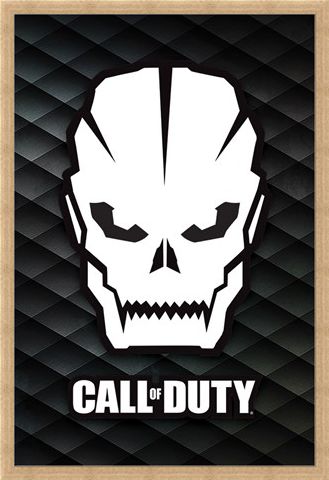 Framed Framed Skull - Call Of Duty