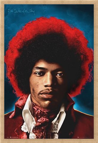Framed Framed Both Sides Of The Sky - Jimi Hendrix
