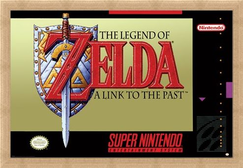 Framed Framed A Link To The Past - The Legend Of Zelda