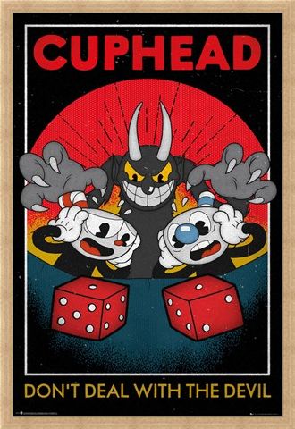 Framed Framed Don't Deal With The Devil - Cuphead Craps