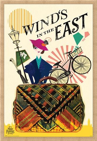 Framed Framed Wind in the East - Mary Poppins Returns