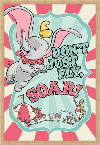Framed Framed Don't Just Fly, Soar! - Dumbo