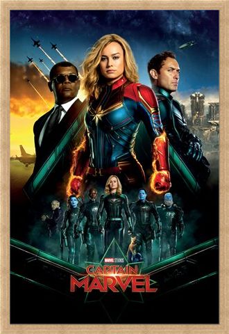 Framed Framed Epic - Captain Marvel