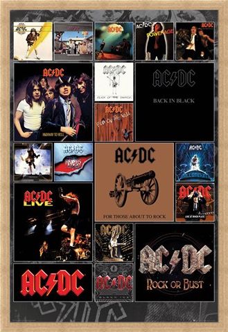 Framed Framed Covers - AC/DC