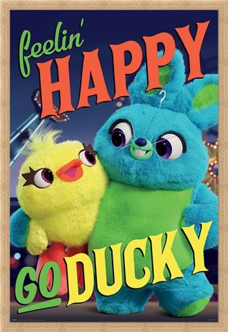 Framed Framed Happy-Go-Ducky - Toy Story 4