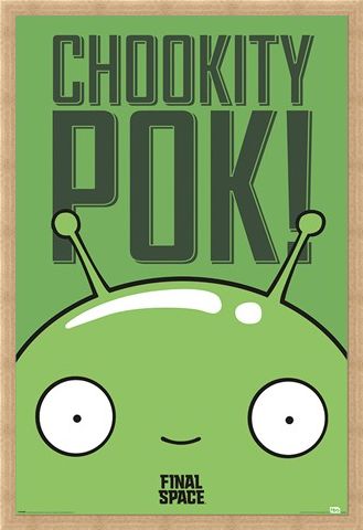 Framed Framed Mooncake Chookity Pok - Final Space