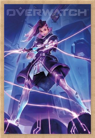 Framed Framed Sombra - Overwatch
