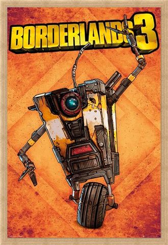Framed Framed Claptrap - Borderlands 3