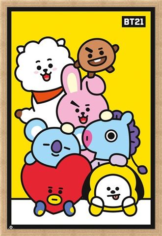 Framed Framed Pileup - BT21