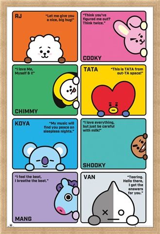 Framed Framed Universtar - BT21