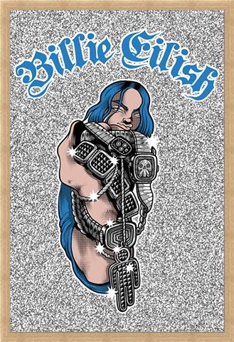 Framed Framed Bling - Billie Eilish