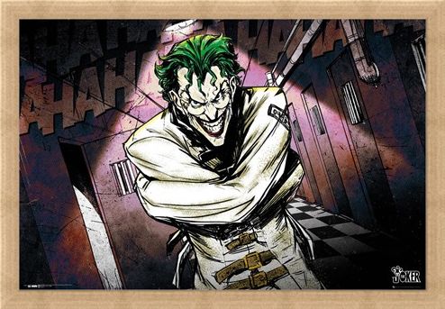 Framed Framed Joker Asylum - DC Comics