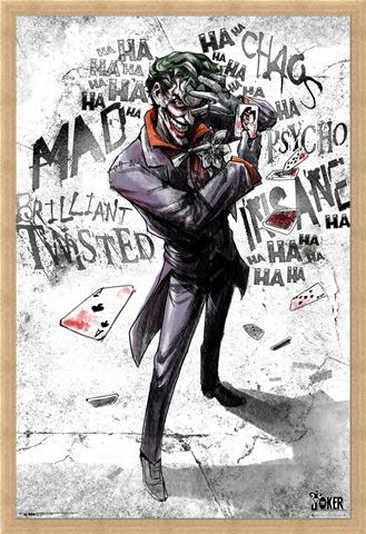 Framed Framed Joker Type - DC Comics