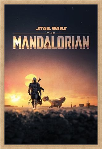 Framed Framed The Mandalorian Dusk - Star Wars