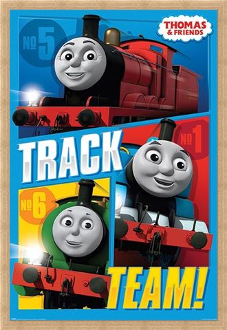 Framed Framed Track Team - Thomas & Friends
