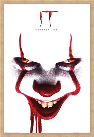 Framed Framed Pennywise Face - IT Chapter Two