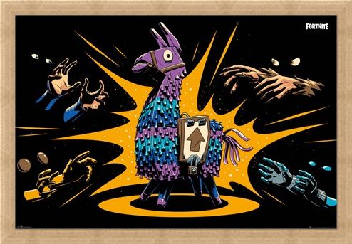 Framed Framed Loot Llama - Fortnite