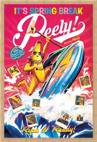 Framed Framed Spring Break Peely - Fortnite