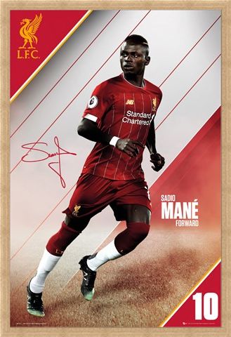Framed Framed Mane 19-20 - Liverpool