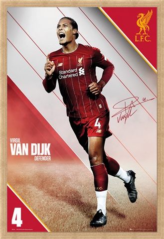 Framed Framed Van Dijk 19-20 - Liverpool