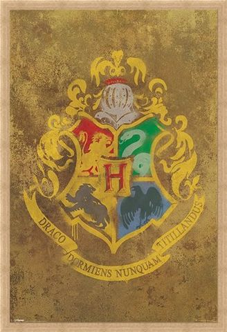 Framed Framed Hogwarts Crest - Harry Potter