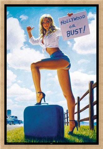 Framed Framed Hollywood or Bust - Greg Hildebrandt