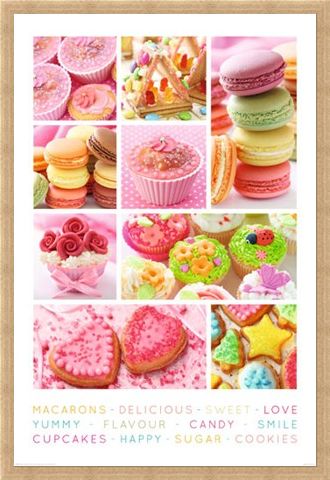 Framed Framed Sweet Collage - Cakes Galore
