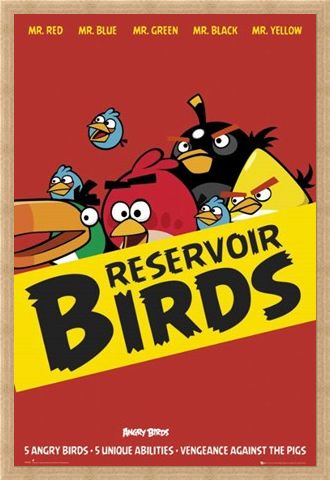 Framed Framed Reservoir Birds - Angry Birds