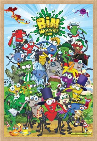 Framed Framed The Online World of The Bin Weevils - Bin Weevils