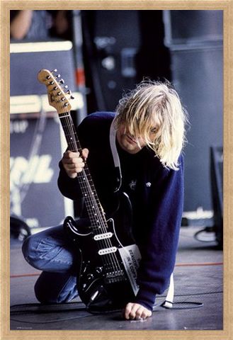 Framed Framed Grunge God - Kurt Cobain