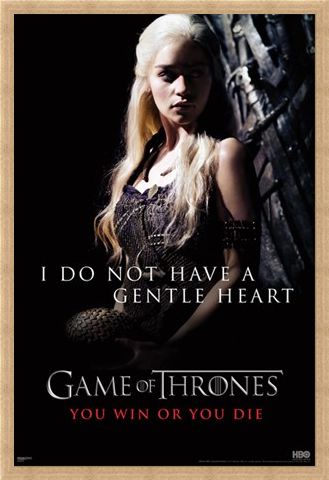 Framed Framed I Do Not Have A Gentle Heart - Game of Thrones