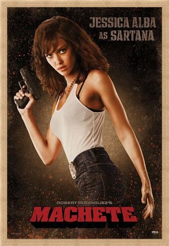 Framed Framed Jessica Alba is Sartana - Machete
