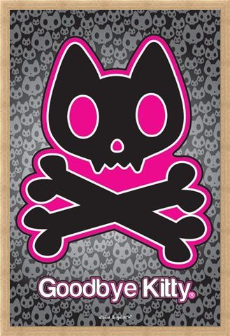 Framed Framed Goodbye Kitty - David and Goliath
