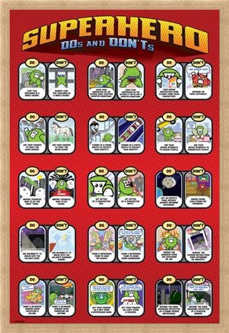 Framed Framed Superhero Do's and Don'ts - Rules of a Hero
