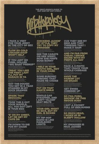 Framed Framed Hiphopology - A Gentlemen's Guide....