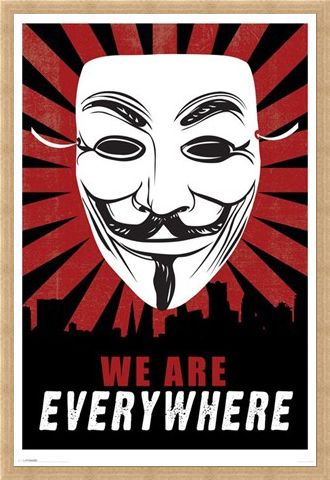 Framed Framed We Are Everywhere - V for Vendetta