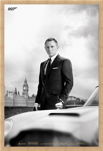 Framed Framed Smooth, Suave & Sophisticated - Daniel Craig is James Bond