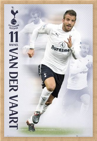Framed Framed Rafael Van Der Vaart - Tottenham Hotspur Football Club