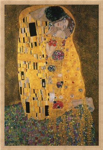 Framed Framed The Kiss - Gustav Klimt