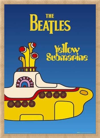 Framed Framed Yellow Submarine - The Beatles
