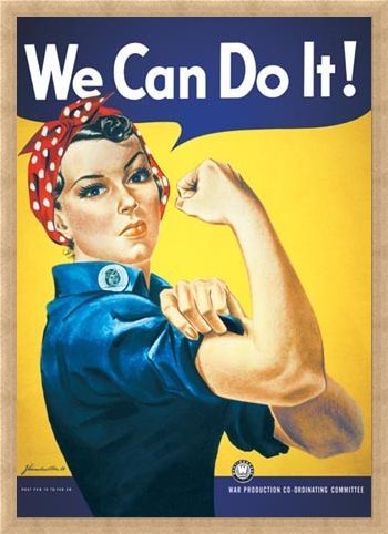 Framed Framed We Can Do It - Howard Miller
