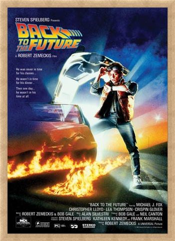 Framed Framed Back to the Future Movie Score - Back to the Future