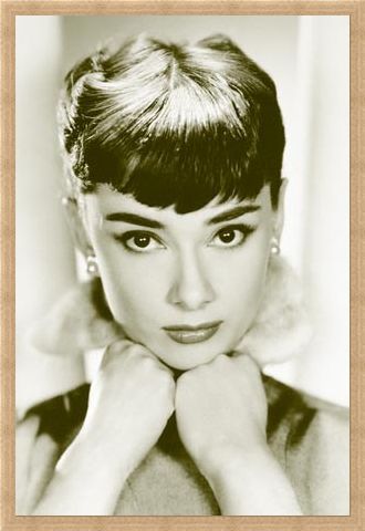 Framed Framed Close-up - Audrey Hepburn