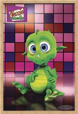 Framed Framed Nessie the Dragon - Jamster