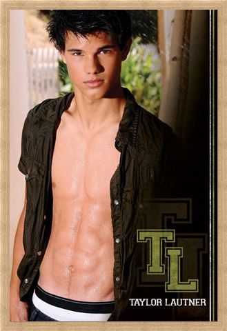 Framed Framed Relaxing in the Sun - Taylor Lautner