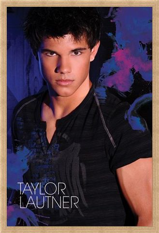 Framed Framed Brooding in Blue - Taylor Lautner