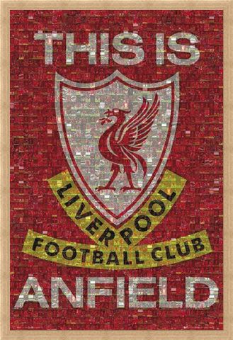 Framed Framed This Is Anfield - Liverpool FC Photomosaic